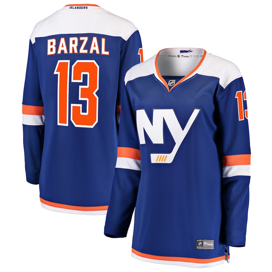 Women's New York Islanders Mathew Barzal Fanatics Branded Blue Alternate Breakaway Jersey - Jersey