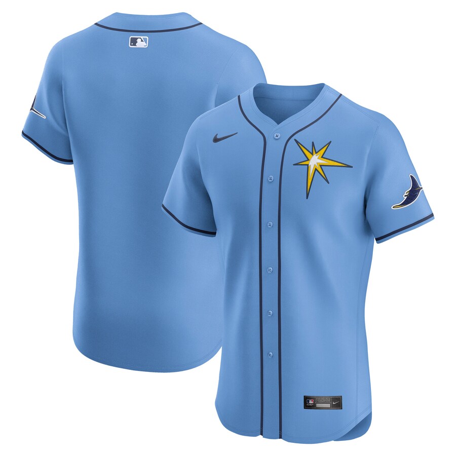 Men's Tampa Bay Rays Nike Light Blue Alternate Elite Jersey - Jersey