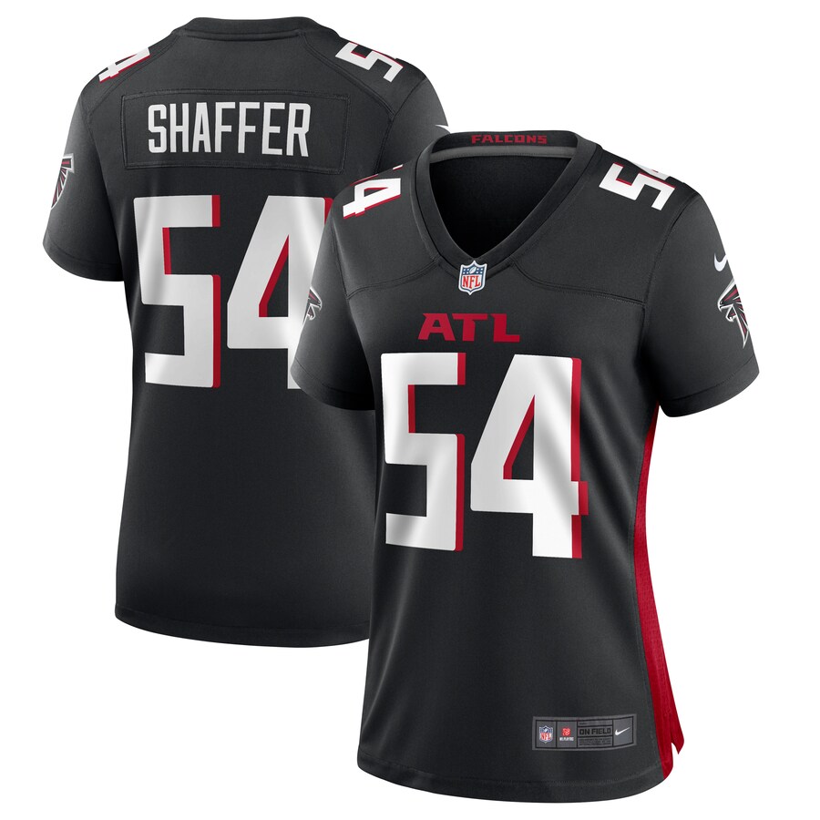 Women's Atlanta Falcons Justin Shaffer Nike  Black  Game Jersey - Jersey