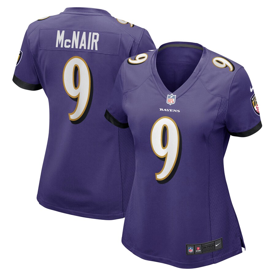 Women's Baltimore Ravens Steve McNair Nike Purple Game Retired Player Jersey - Jersey