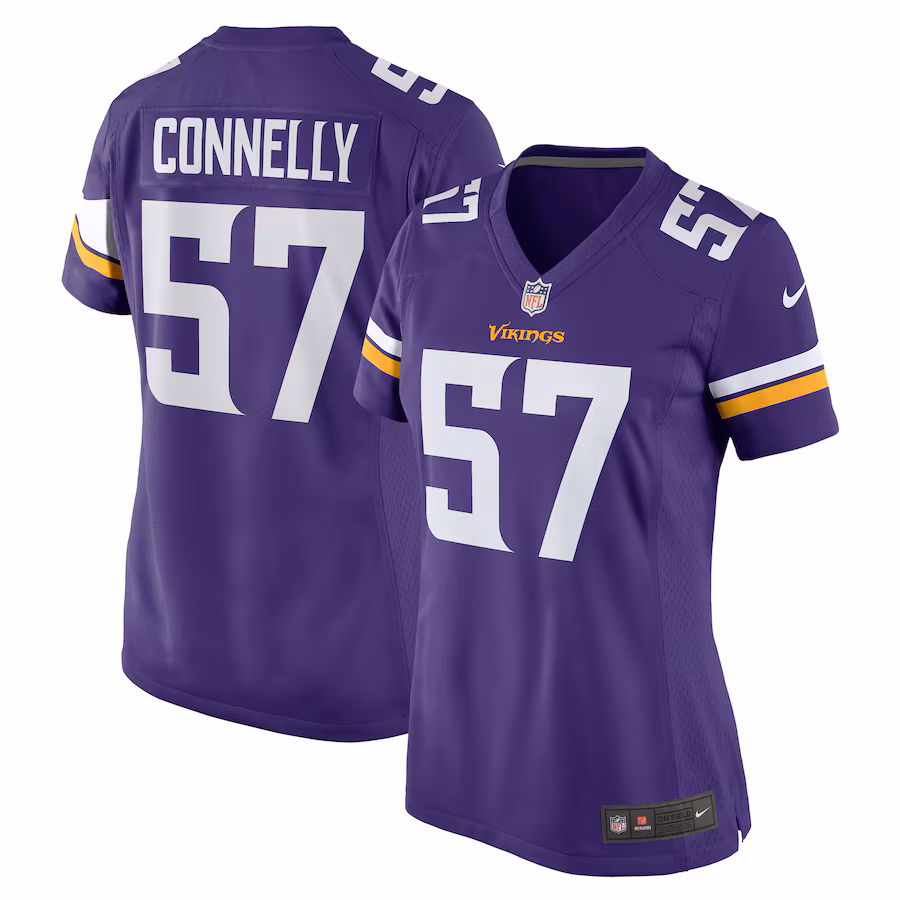 Women's Minnesota Vikings Ryan Connelly Nike Purple Game Jersey - Jersey