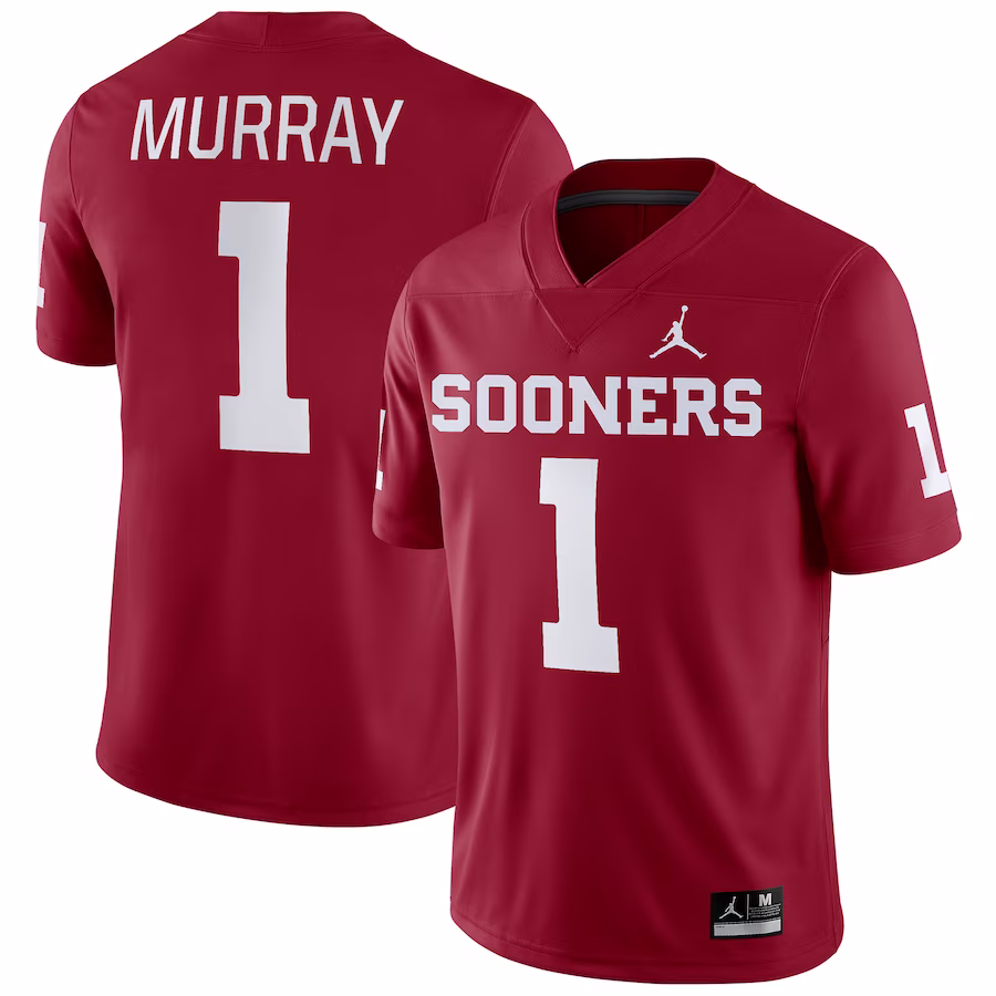 Kyler Murray Oklahoma Sooners Jordan Brand Game Jersey - Crimson - Jersey