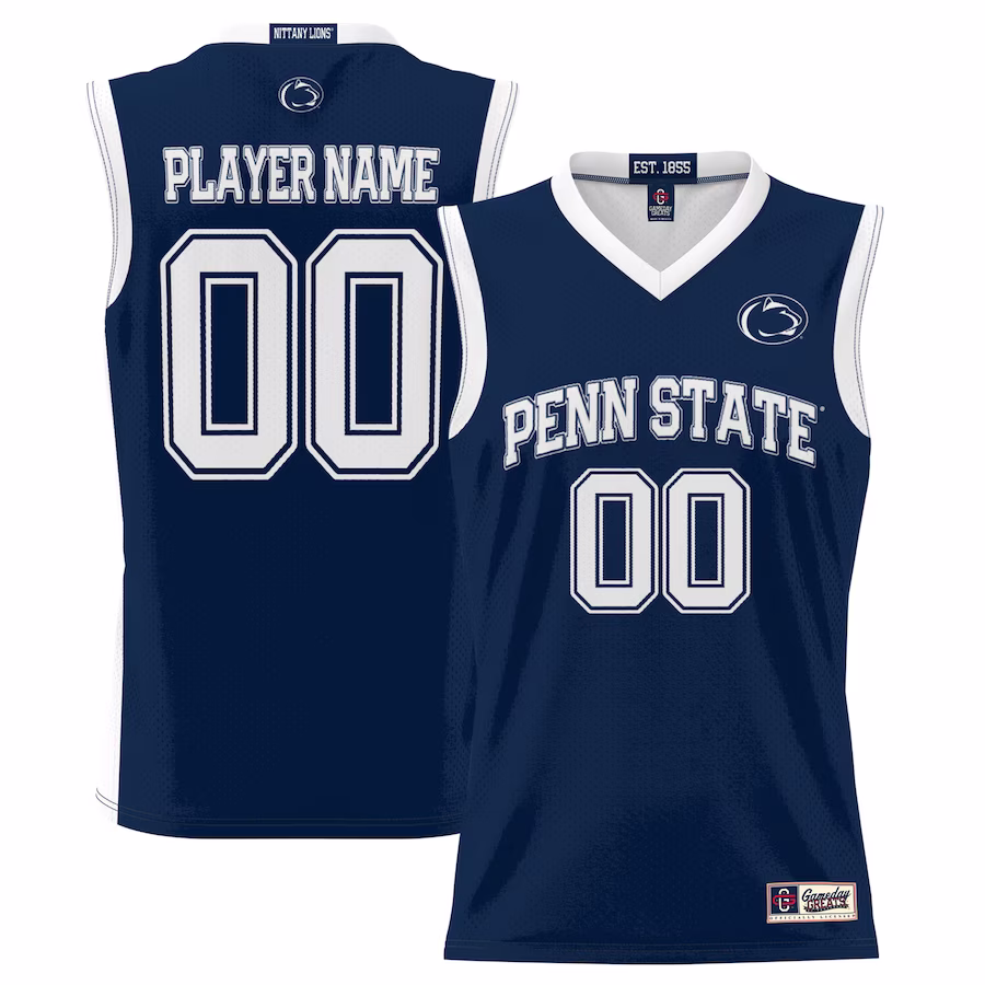 Penn State Nittany Lions GameDay Greats Youth NIL Pick-A-Player Lightweight Basketball Jersey - Navy - Jersey