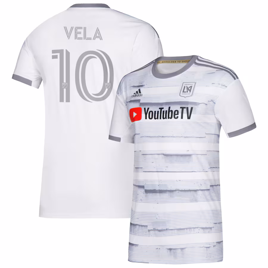 Youth LAFC Carlos Vela adidas White 2020 Secondary Replica Jersey - Jersey