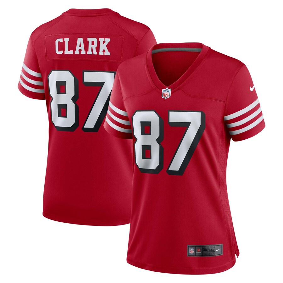 Women's San Francisco 49ers Dwight Clark Nike Scarlet Alternate Game Jersey - Jersey