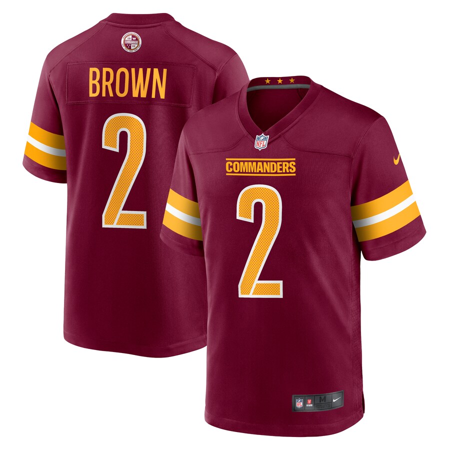 Men's Washington Commanders Dyami Brown Nike Burgundy Game Jersey - Jersey
