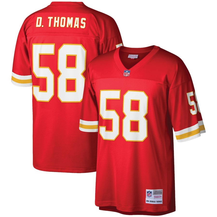 Men's Kansas City Chiefs Derrick Thomas Mitchell & Ness Red Legacy Replica Jersey - Jersey