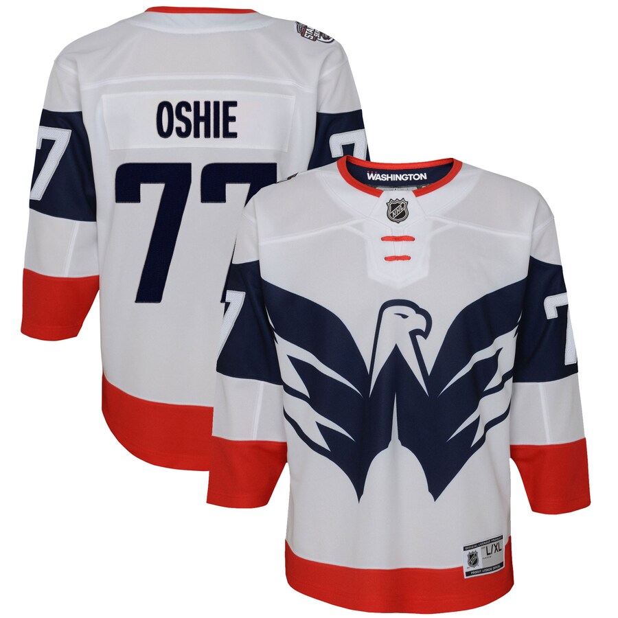 Youth Washington Capitals TJ Oshie White 2023 NHL Stadium Series Player Jersey - Jersey
