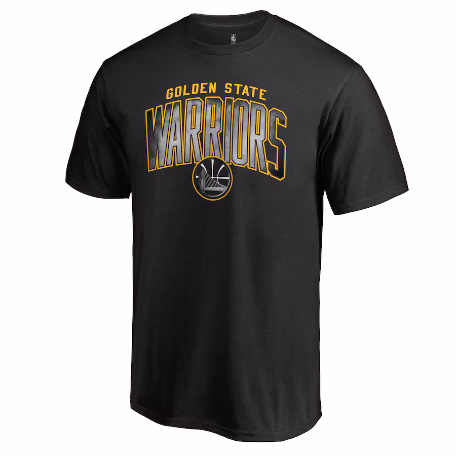 Men's Golden State Warriors Black Arch Smoke T-Shirt - Jersey