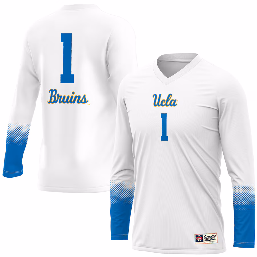 Youth GameDay Greats #1 White UCLA Bruins Lightweight Women's Volleyball Jersey - Jersey