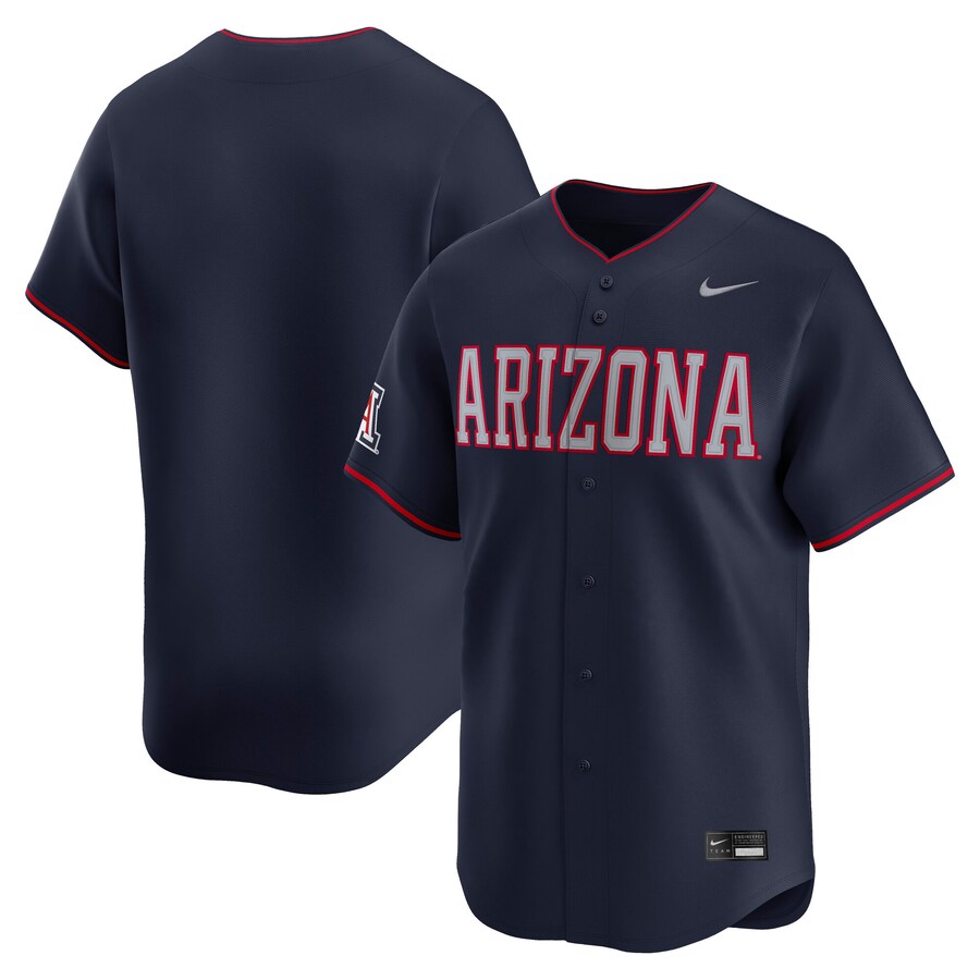Men's Nike Navy Arizona Wildcats College Limited Baseball Jersey - Jersey