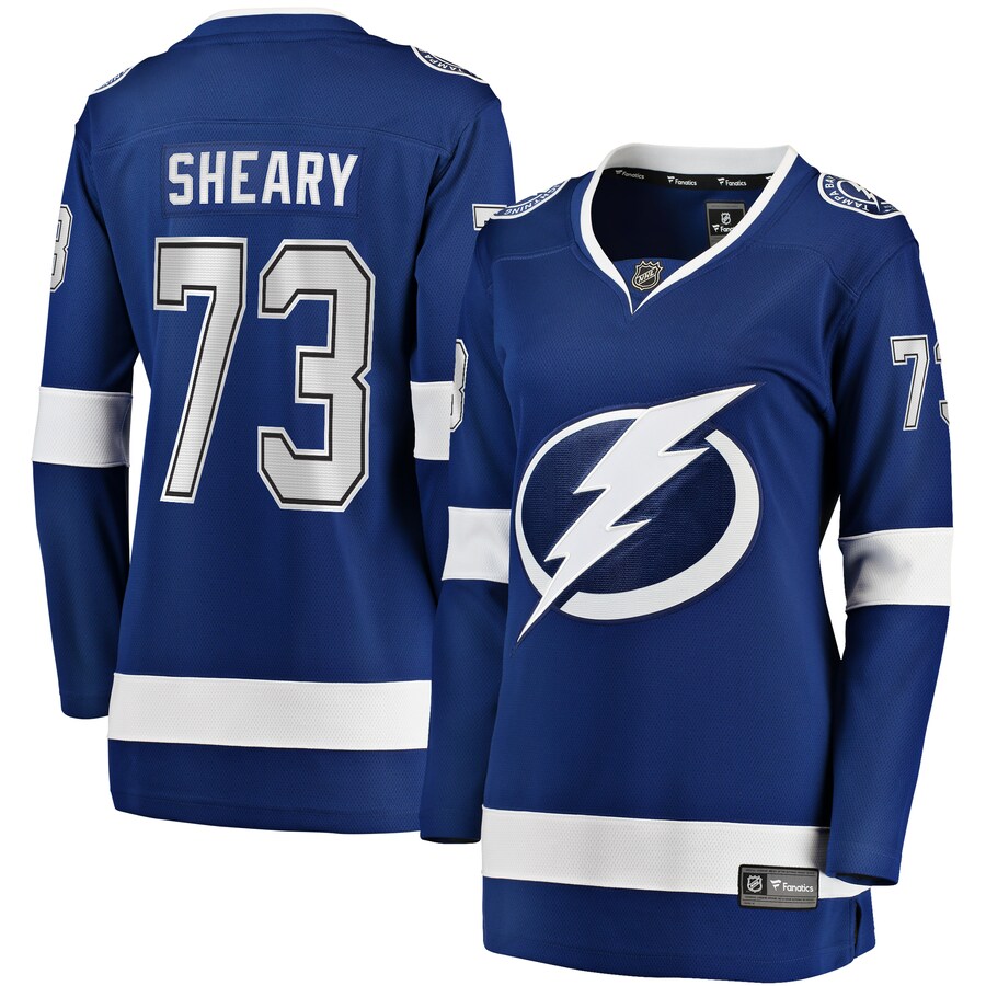 Women's Tampa Bay Lightning Conor Sheary Fanatics Branded Blue Home Breakaway Player Jersey - Jersey