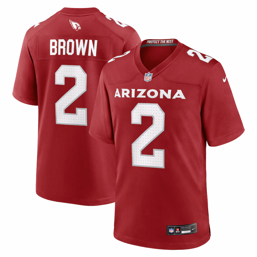 Men's Arizona Cardinals Marquise Brown Nike Cardinal Home Game Jersey - Jersey