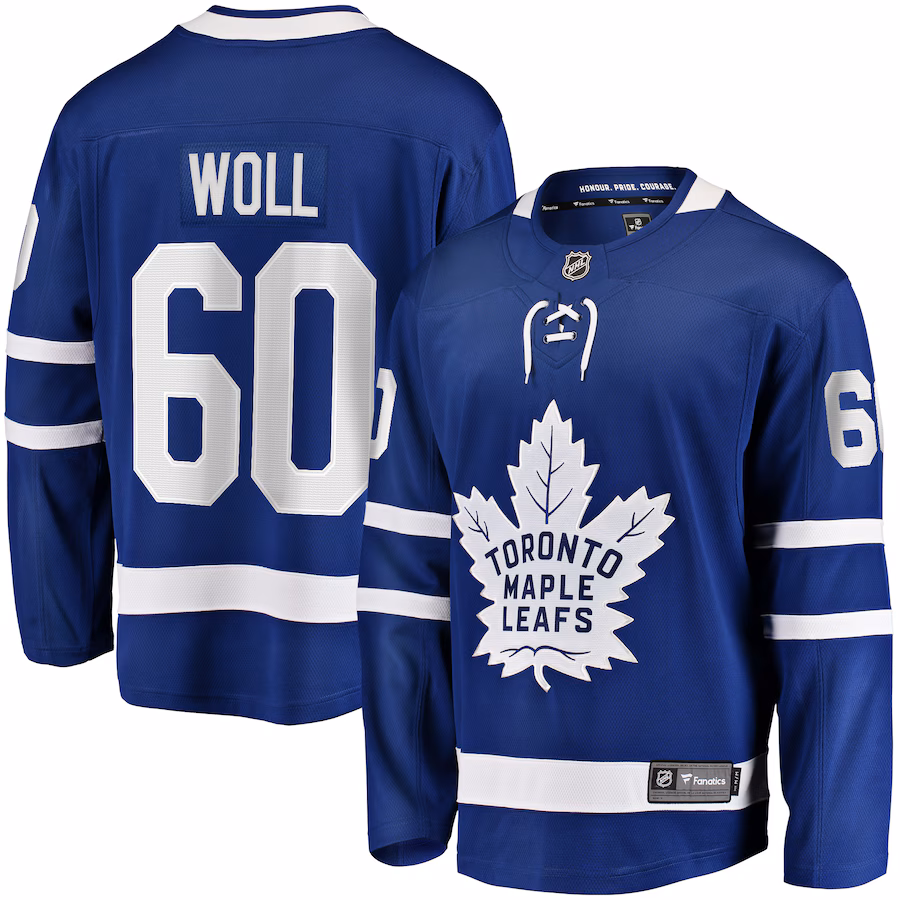 Men's Toronto Maple Leafs Joseph Woll Fanatics Blue Home Premier Breakaway Player Jersey - Jersey
