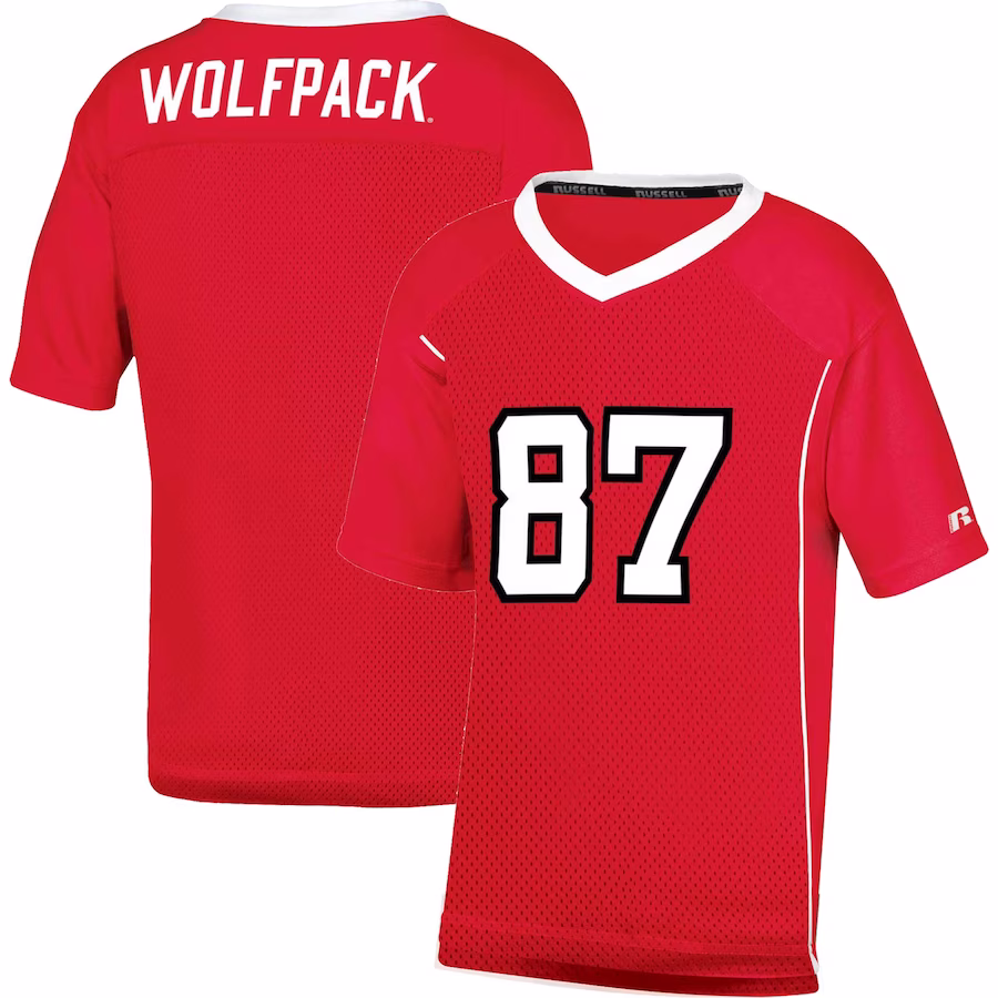 Men's Red NC State Wolfpack Team Football Jersey - Jersey