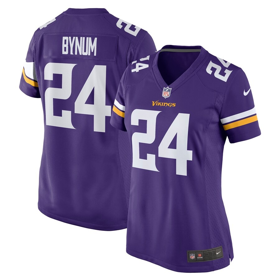 Women's Minnesota Vikings Camryn Bynum Nike Purple Player Game Jersey - Jersey