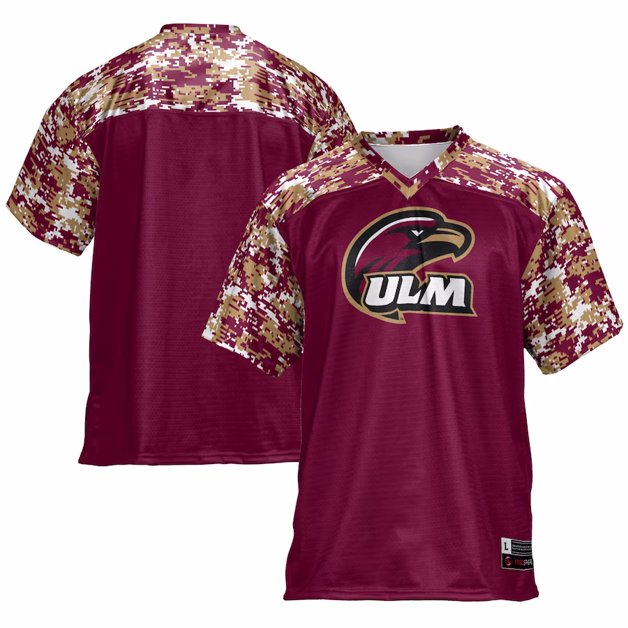 ULM Warhawks GameDay Greats Football Jersey - Maroon - Jersey