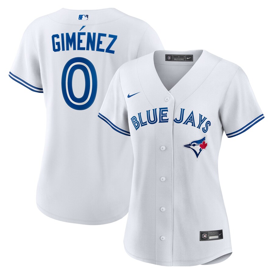 Women's Toronto Blue Jays Andrés Giménez Nike White Home Replica Jersey - Jersey