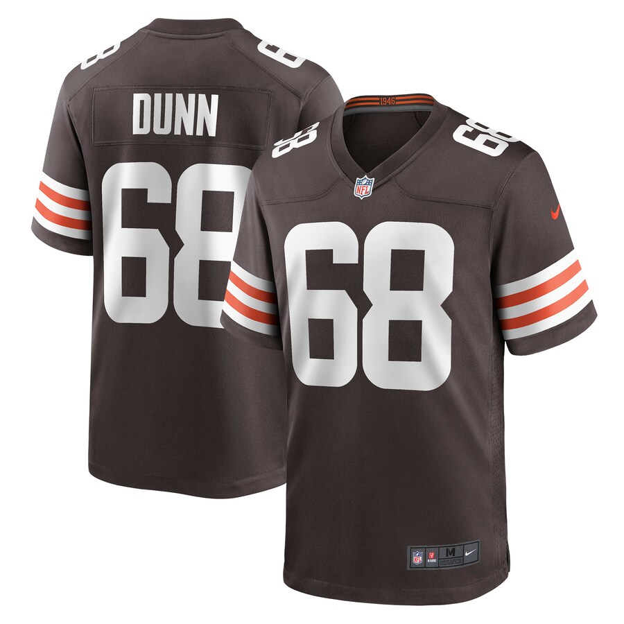 Men's Cleveland Browns Michael Dunn Nike Brown Game Jersey - Jersey