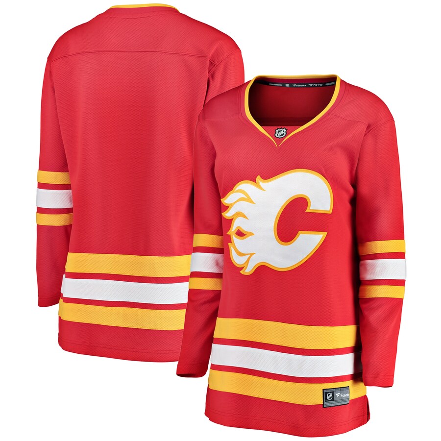 Women's Calgary Flames Fanatics Branded Red Home Breakaway Jersey - Jersey