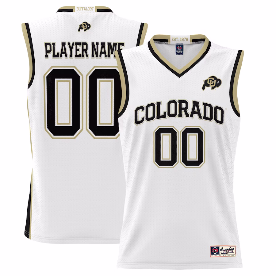 Colorado Buffaloes GameDay Greats Youth NIL Pick-A-Player Lightweight Basketball Jersey - White - Jersey