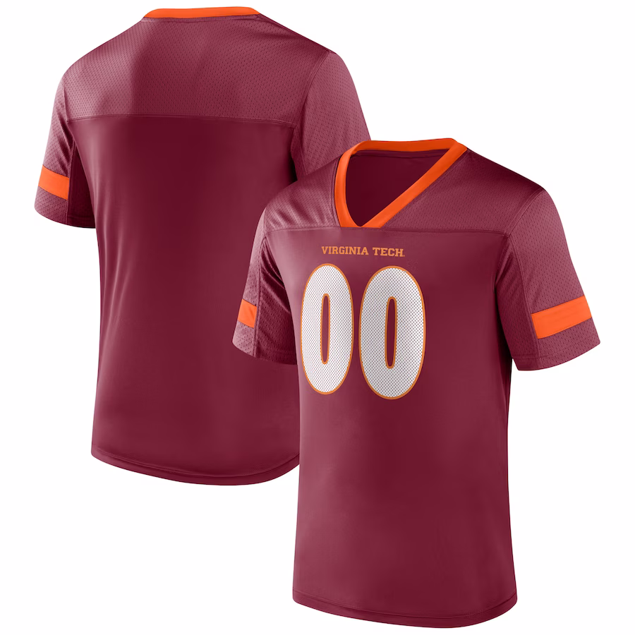 #00 Virginia Tech Hokies Fanatics Branded Kickoff Winner Replica Jersey - Maroon - Jersey