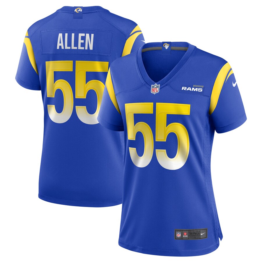 Women's Los Angeles Rams Brian Allen Nike Royal Game Jersey - Jersey