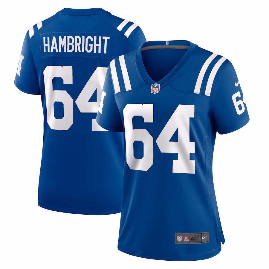 Women's Indianapolis Colts Arlington Hambright Nike Royal Game Player Jersey - Jersey