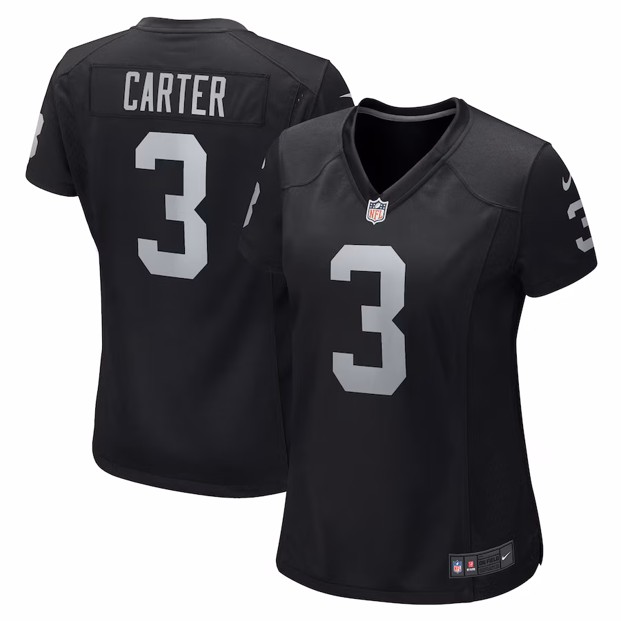Women's Las Vegas Raiders DeAndre Carter Nike Black Game Player Jersey - Jersey