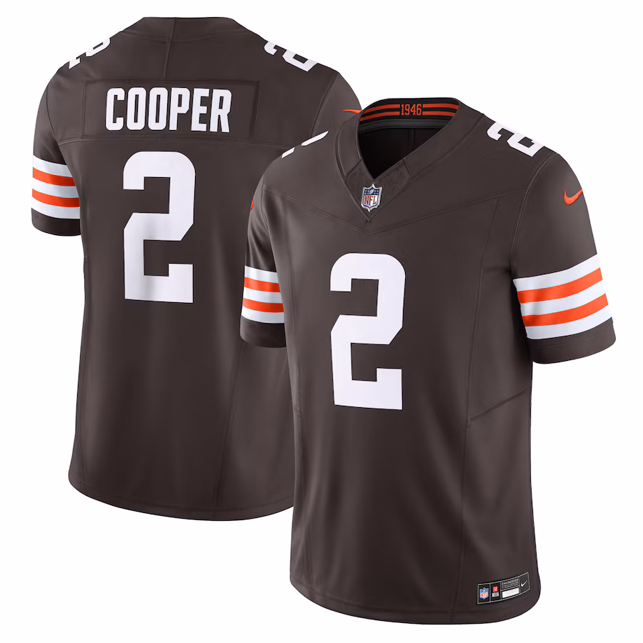 Men's Cleveland Browns Amari Cooper Nike Brown Vapor F.U.S.E. Limited Jersey - Jersey