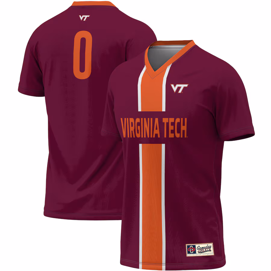 Unisex ProSphere #1 Maroon Virginia Tech Hokies Lightweight Soccer Jersey - Jersey