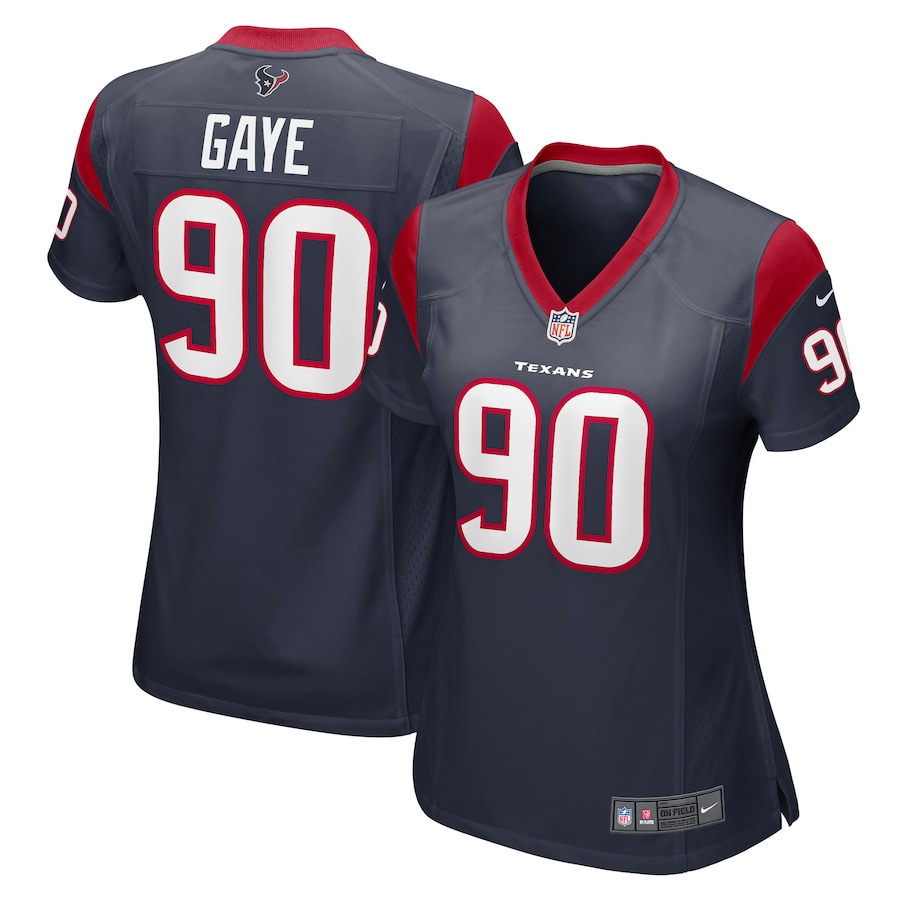 Women's Houston Texans Ali Gaye Nike  Navy Team Game Jersey - Jersey