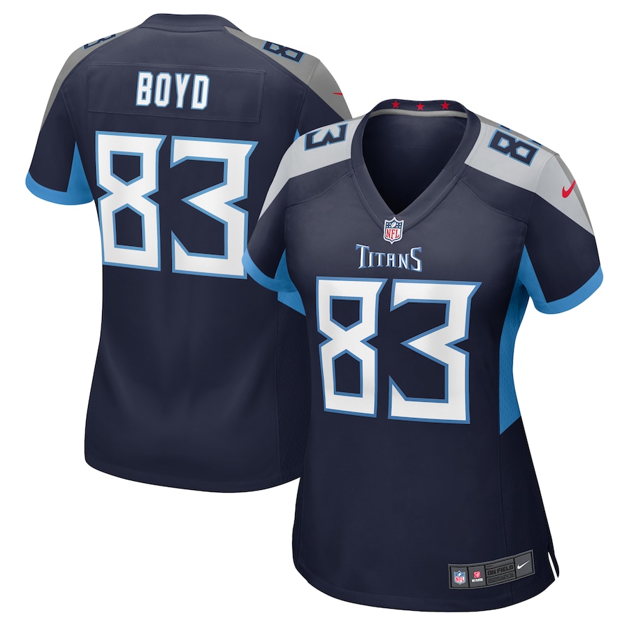 Women's Tennessee Titans Tyler Boyd Nike Navy Game Jersey - Jersey
