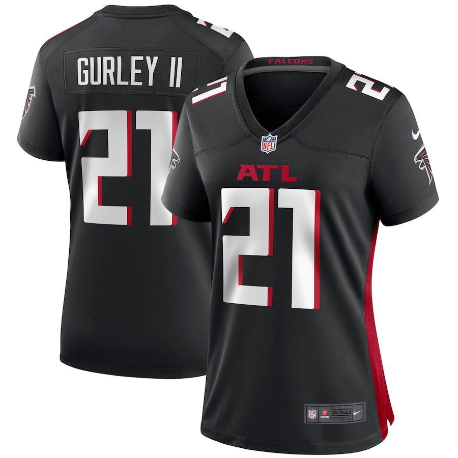 Women's Atlanta Falcons Todd Gurley II Nike Black Player Game Jersey - Jersey
