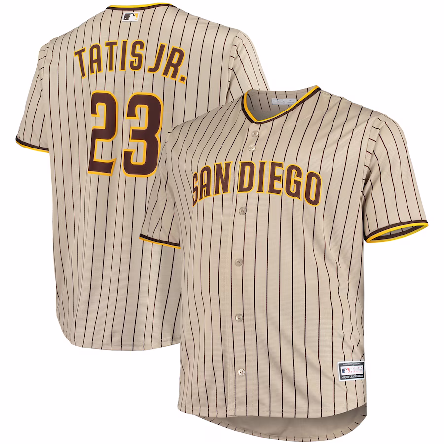 Men's San Diego Padres Fernando Tatis Jr. Sand Big & Tall Replica Player Jersey - Jersey