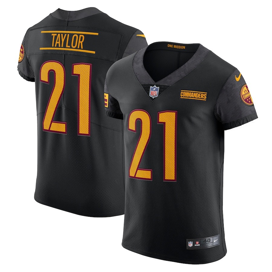 Men's Washington Commanders Sean Taylor Nike Black Vapor Elite Retired Player Jersey - Jersey
