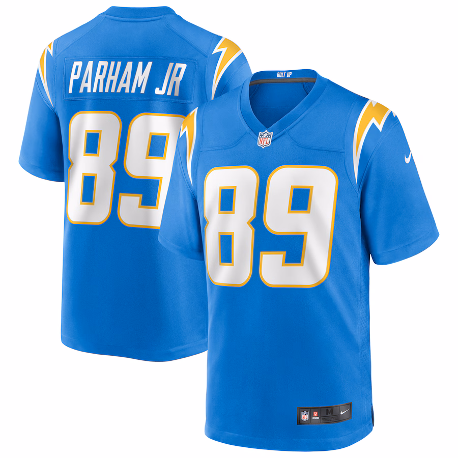 Men's Los Angeles Chargers Donald Parham Jr. Nike Powder Blue Game Jersey - Jersey