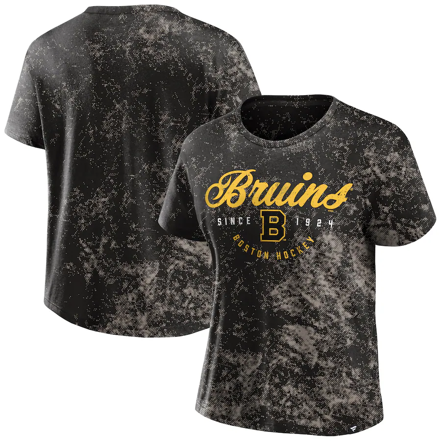 Women's Boston Bruins Fanatics Black Breakaway T-Shirt - Jersey
