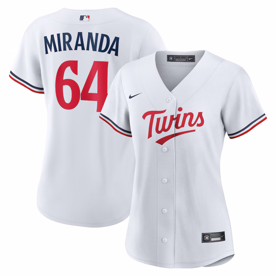 Women's Minnesota Twins Jose Miranda Nike White Home Replica Jersey - Jersey
