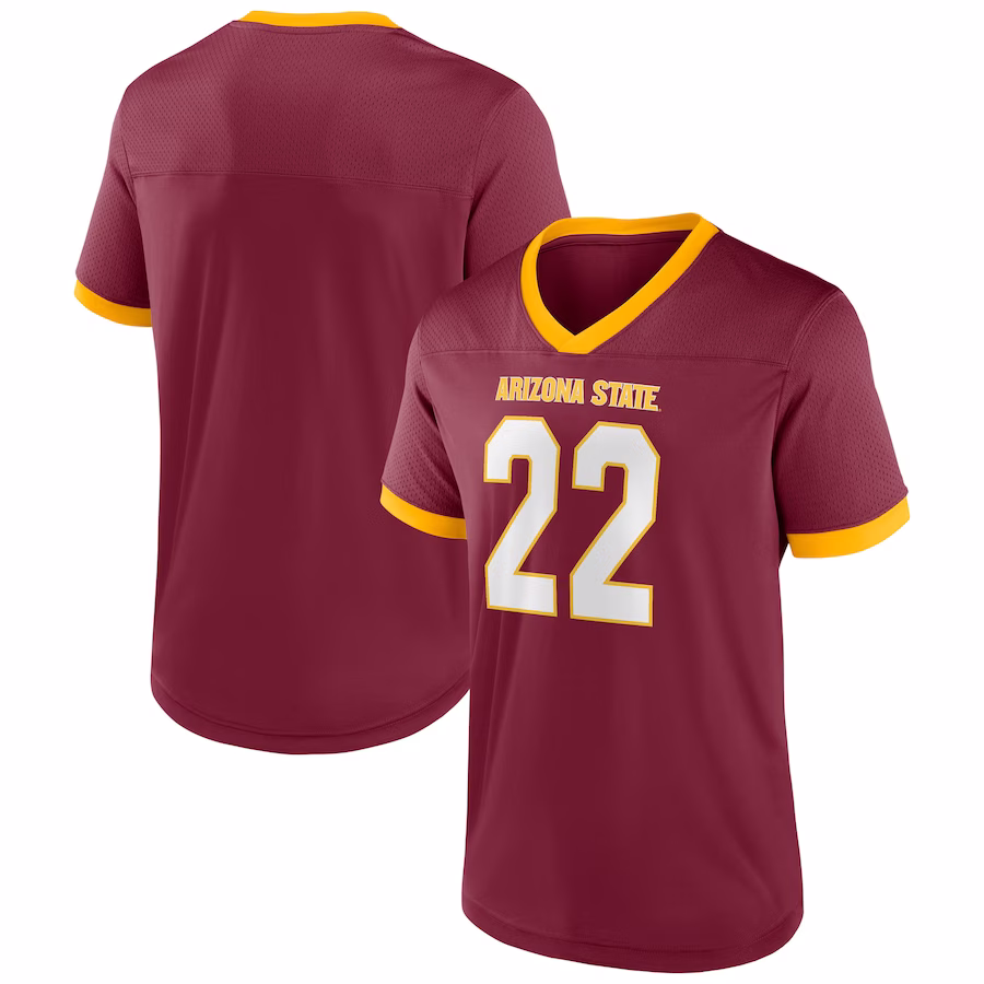 Men's Maroon Arizona State Sun Devils The Cut Football Jersey - Jersey