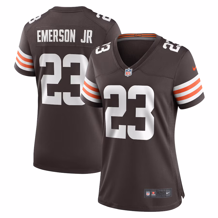 Women's Cleveland Browns Martin Emerson Jr. Nike Brown Game Player Jersey - Jersey
