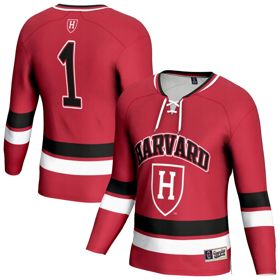 Unisex GameDay Greats  Crimson Harvard Crimson Lightweight Men's Hockey Team Fashion Jersey - Jersey