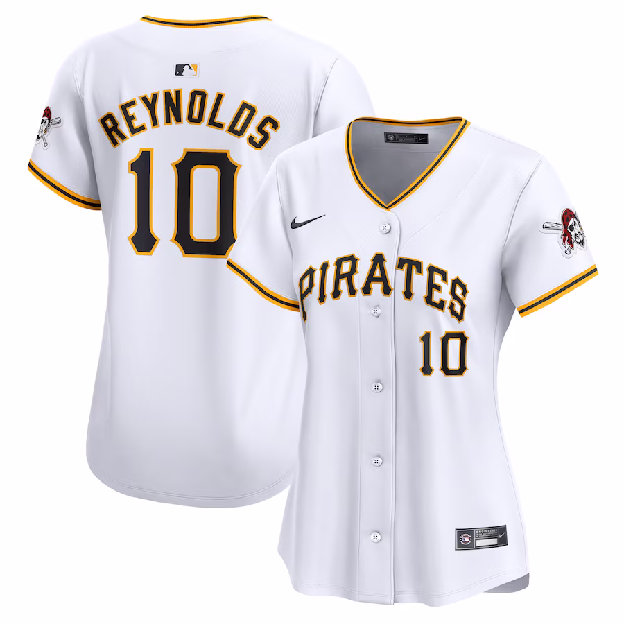 Women's Pittsburgh Pirates Bryan Reynolds Nike White Home Limited Player Jersey - Jersey