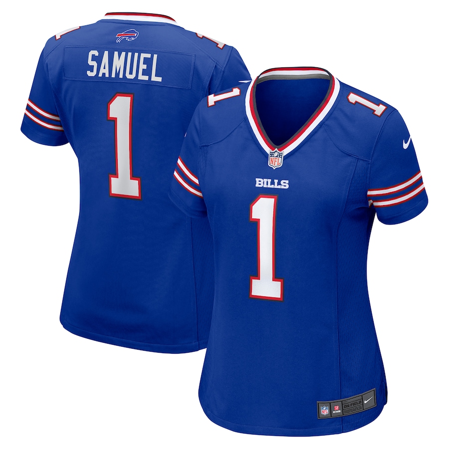 Women's Buffalo Bills Curtis Samuel Nike  Royal  Game Jersey - Jersey