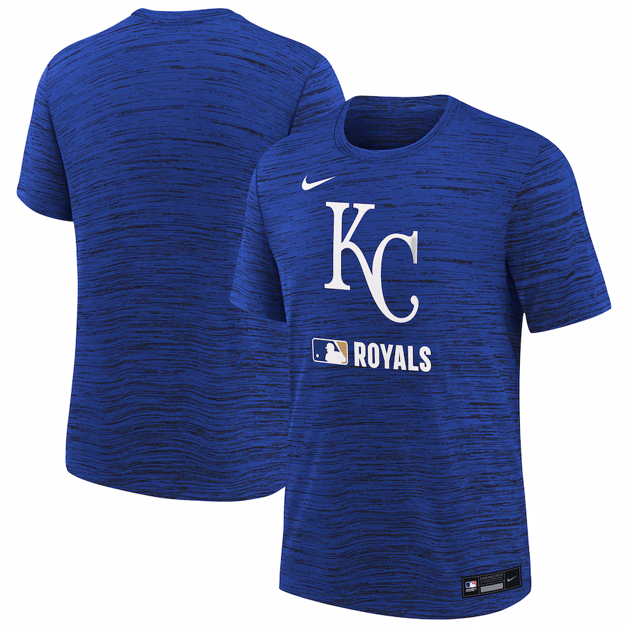 Youth Kansas City Royals Nike Royal Authentic Collection Velocity Performance T-Shirt - Jersey