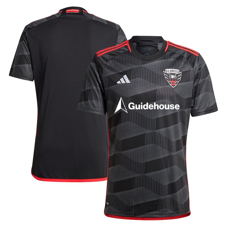 Men's D.C. United  adidas Black 2024 The Icon Kit Replica Jersey - Jersey