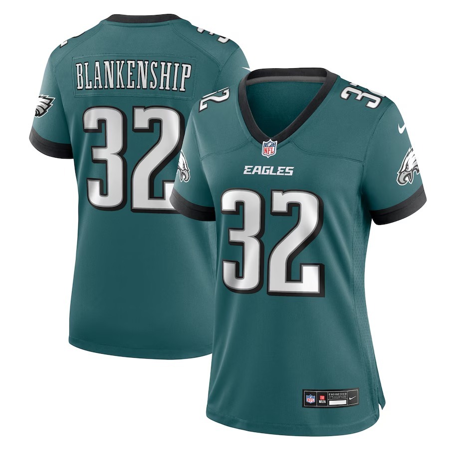 Women's Philadelphia Eagles Reed Blankenship Nike Midnight Green Team Game Jersey - Jersey