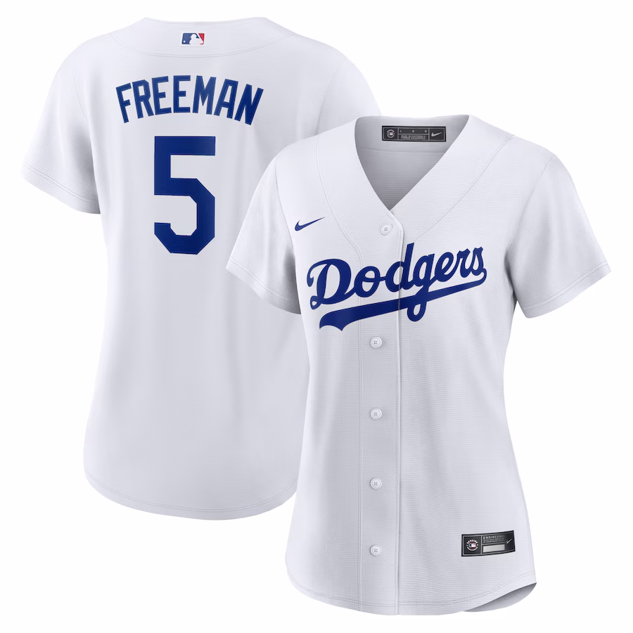 Women's Los Angeles Dodgers Freddie Freeman Nike White Replica Player Jersey - Jersey