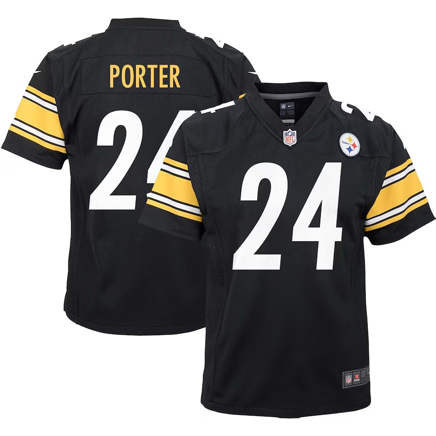 Youth Pittsburgh Steelers Joey Porter Jr. Nike Black Game Jersey - Jersey