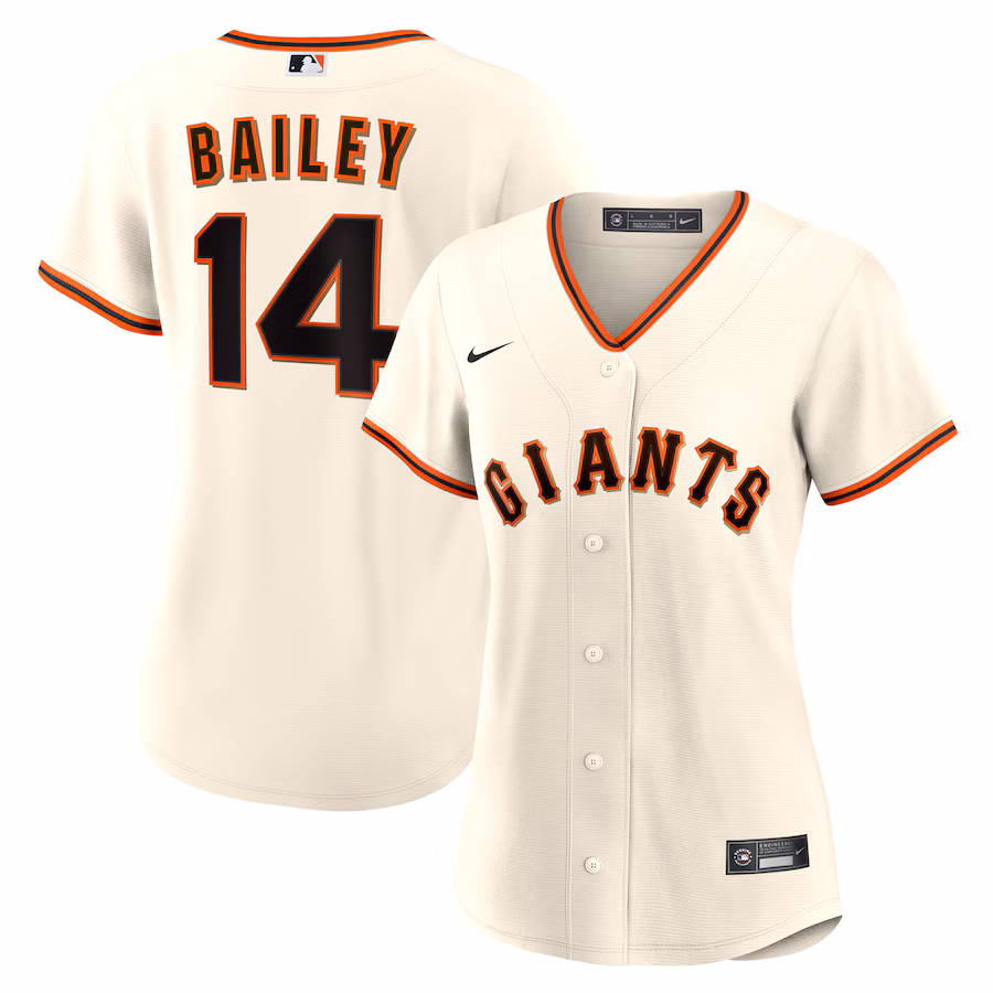 Women's San Francisco Giants Patrick Bailey Nike Cream Home Replica Jersey - Jersey